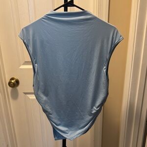 SHEIN Blue Gray Muscle Tee Relaxed Fit